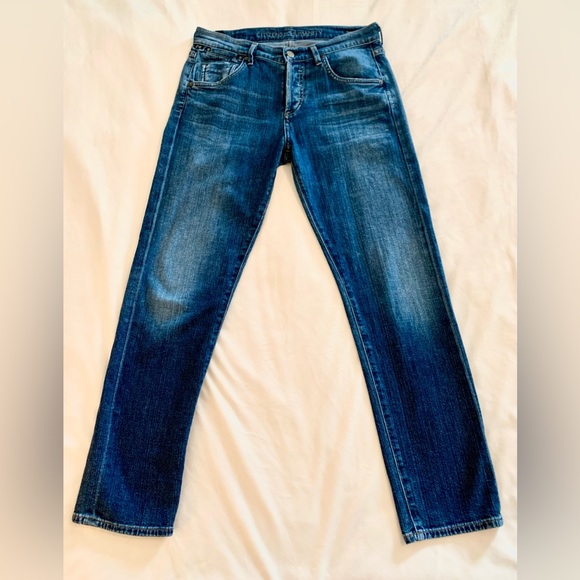 Citizens Of Humanity-COH Women's Sz 26 Dylan Relaxed Boy Jean Blue Cotton Blend - Picture 2 of 12